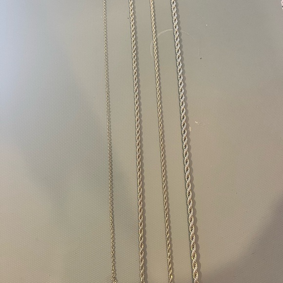 Gold Rope Chain Stack Crafts London Two 20” Two 18” - Picture 5 of 5